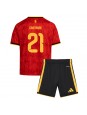 Belgia Timothy Castagne #21 Kotipaita Lasten MM-kisat 2026 Lyhythihainen (+ shortsit)